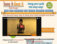 Tablet Screenshot of hangitdangit.com